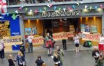 Tories Not Welcome flash mob at Piccadilly Station